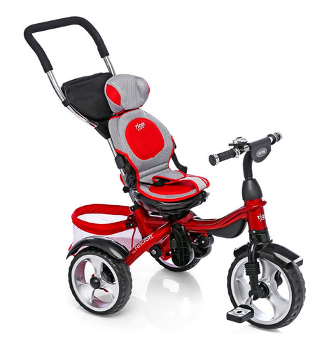 Imagen 2 de 4 de Triciclo Felcraft Little Tiger Spin rojo