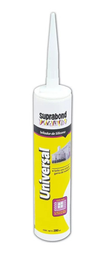 Sellador Silicona Universal Suprabond Blanco 280ml 