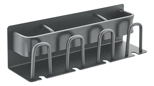V Soporte De Cepillo De Dientes Montado En La Pared De Metal