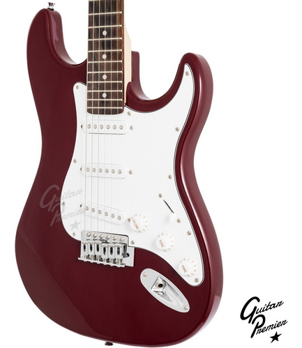 Imagen 7 de 8 de Pack Guitarra Electrica Rock Ampli Funda Afinador Cable Puas