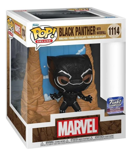 Funko Pop! Black Panther W/ Waterfall (hollywood Exclusive)