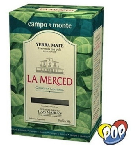 Yerba La Merced Campo Monte 500 Grs X 6 Unidades