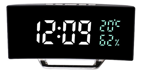 Reloj Despertador Digital Led Con 3 Ajustes De Alarma,