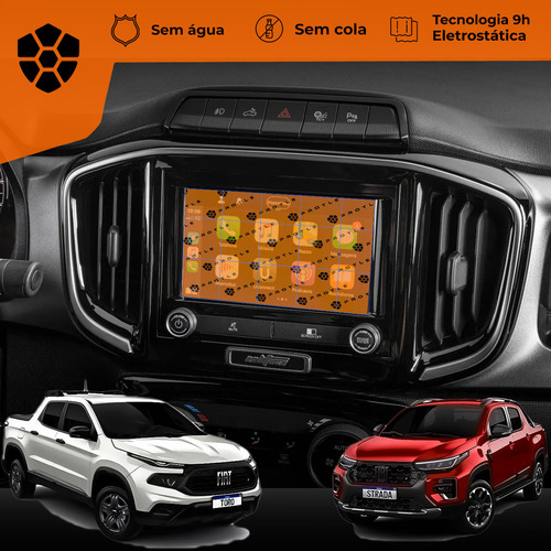 Película Proteção Fiat Toro 2024 2023 2022 Antirrisco Brilho