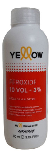 Peróxido de hidrógeno Yellow Ox, 10 volúmenes, 90 ml, aceite de argán, Tom Creme