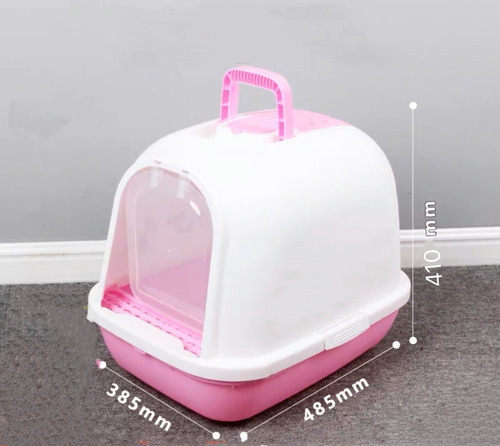 Imagen 4 de 7 de Caja De Arena Para Gatos. Desodorante Completamente Cerrado