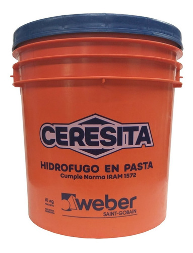 Ceresita Hidrófugo En Pasta 10 Kg Weber // Casa Scalise 