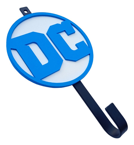 Perchero Dc Comics Logo Hierro Madera Batman Flash Superman