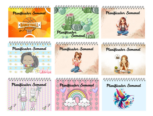 Kit Imprimible +40 Planners A4 +pdf + Editables Alpaca