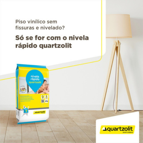 Nivela Rápido Quartzolit Argamassa Autonivelante