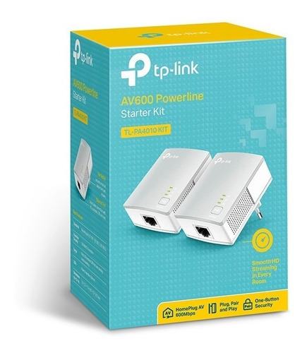 Adaptador Powerline Tp-link Av600 Nano 500mbps Tl-pa4010