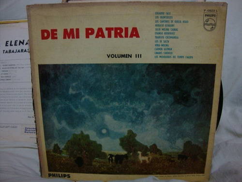 Vinilo De Mi Patria Volumen 3  Guzman Molina Cabral F1