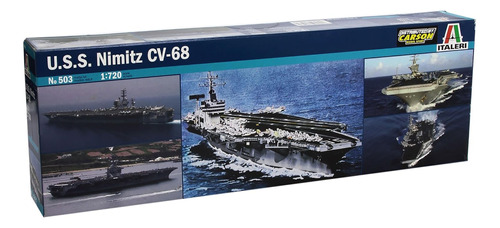 U.s.s. Nimitz 1/720 Kit De Montar Italeri 503