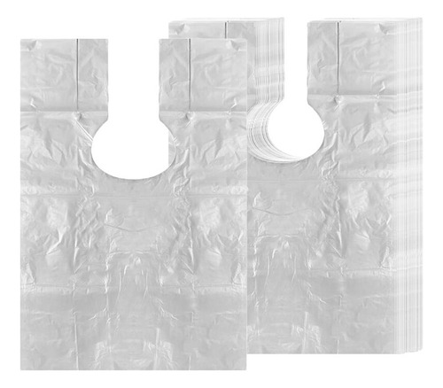 100 Piezas Capa De Peluquería Desechable, Chal De Y