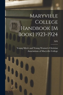 Libro Maryville College Handbook [m Book] 1923-1924; Xix ...