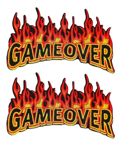 Parche Termoadhesivos Para Ropa, Mxtis-002, 2 Parches, Game