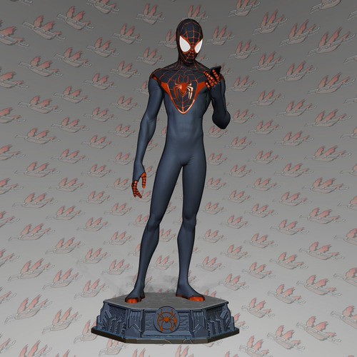 Archivo Stl Impresión 3d - Spider Man - Miles Morales - Prey