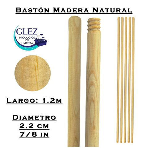 1 Escoba D Vinilo Tipo Cepillo Mediano P140 Perico C/baston
