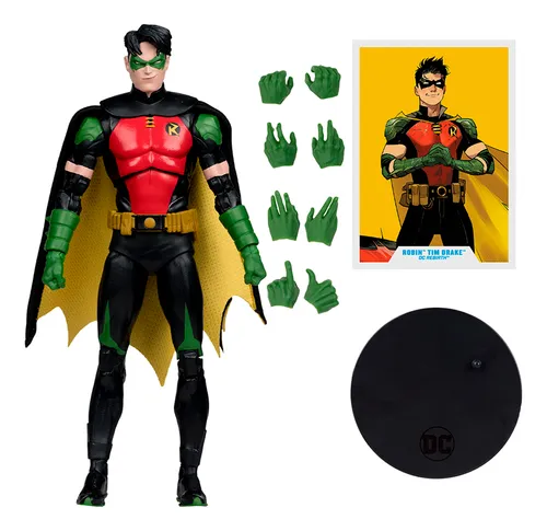 Dc Multiverse Robin Tim Drake - Mcfarlane Robot Negro