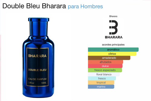 Bharara Double Bleu Men 100ml Edp