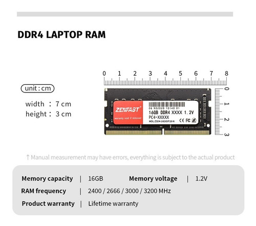 Memoria Ram Zenfast 16gb Ddr4 2400 Pc4-19200