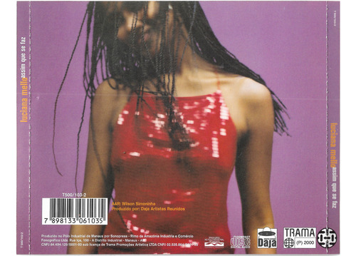 Cd - Luciana Mello = Assim Que Se Faz