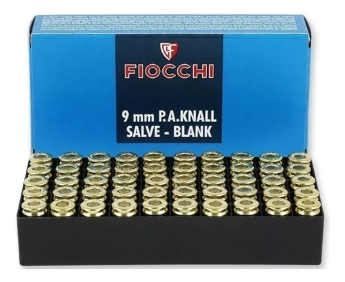 Fogueo 9 Mm Fiocchi Italy Sonido Real! Salva