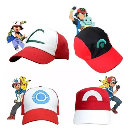 Pokémon Ash Gorro Hoenn Black Pikachu