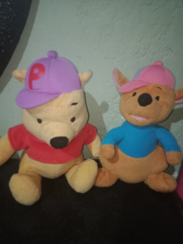 Peluche Canguro Rito Y Winnie The Pooh Fhiser Price (Usado)