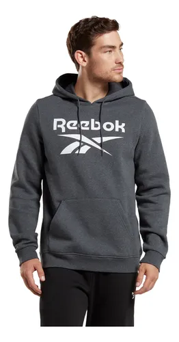 Sudadera reebok gris sale