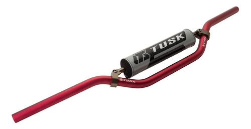 Manillar Tusk T-10 Aluminio Cr High Bend Rojo