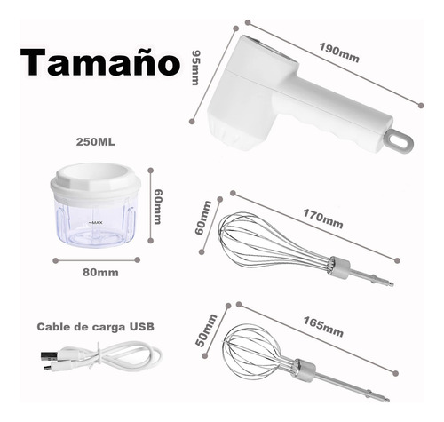 Liquidificador Manual 2 Em 1, Batedeira Elétrica Com