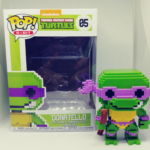 Figura Coleccionable Funko Pop Tortugas Ninja Donatello 8bit