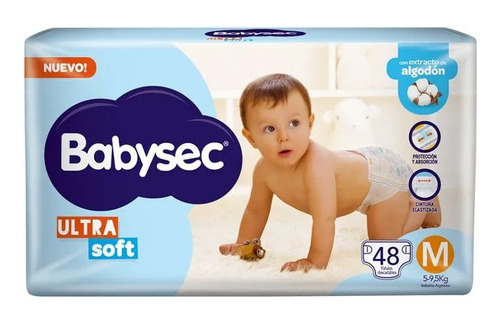 Pañales Babysec Sec O Ultra Soft M G Xg Xxg Kff