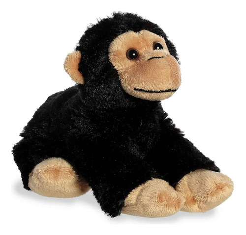 Peluche Aurora Chimpancé Cory Color Negro