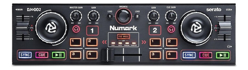 Controlador DJ Numark DJ2GO2 negro de 2 canales