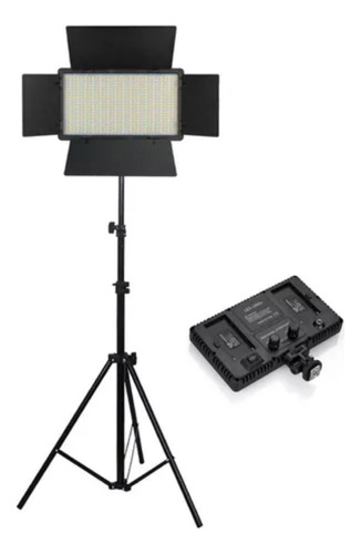 Kit Panel + Tripode Fotografia Iluminador 600 Led Rgb 5600k 