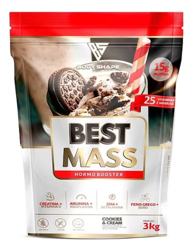 Hipercalórico Best Mass 3kg Pó - Body Shape Refil