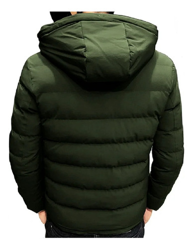 Chamarra Chaqueta Hombre Shendy Vendy Con Capucha Verde T L