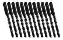 Comprar Set 12 Plumas Borrables Crown 4370-A Boligrafo Lapicero Color Negro