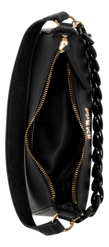 Bolsa Guess Factory Sg942469-bla Acabado de los herrajes Níquel Color Negro Correa de hombro Negro Diseño de la tela Lisa