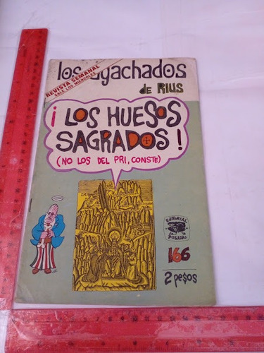 Revista Historieta Los Agachados No De Rius No 166 Agos 1974