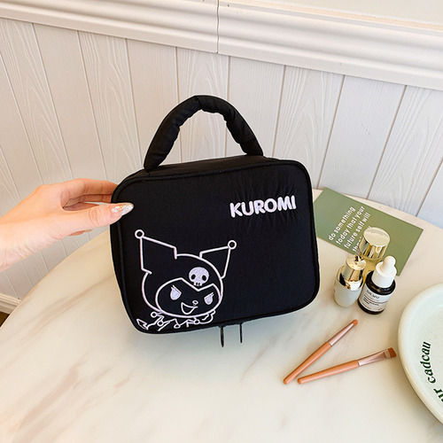 Cartoon Style Down Storage Bag High Capacity Makeup