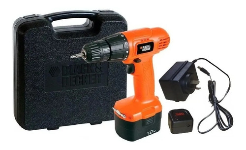 Atornillador Inalámbrico Black Decker 12v + Maletin Cd121k