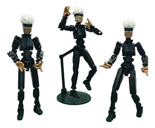 Gojo Satoru Dummy 13 Articulado +cabeza Intercambiable +base