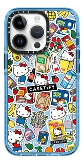 Case iPhone 14 Plus Hello Kitty Azul Transparente