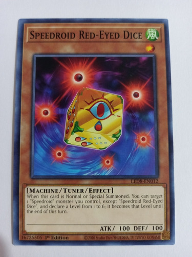 Speedroid Red-eyed Dice - Common    Led8