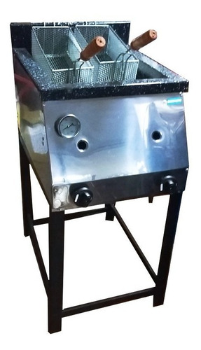 Imagen 3 de 6 de Horno Pizzero Cincalum 12m + Freidora Tecnocalor 33 Lt A Gas