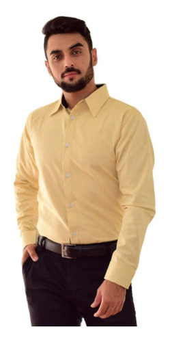 Camisa Social Slim Fit Bolinha Pronta Entrega - 4 Cores