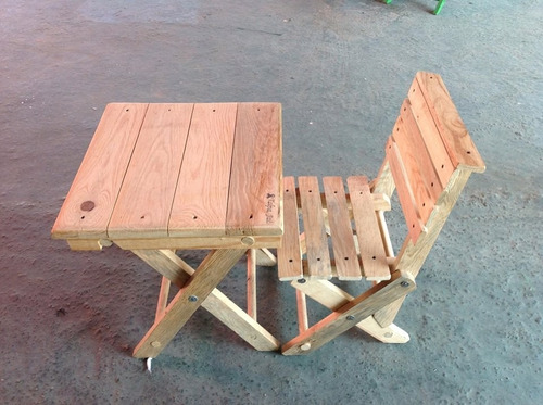 Mesa De Madera Kinder Para Niños